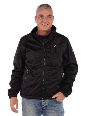 STORVIK Softshell Jas 'ZEUS' Zwart